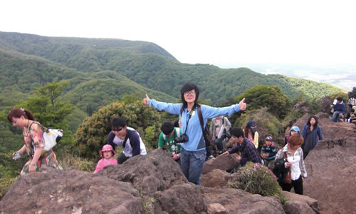 中国留学生との友好阿蘇旅行